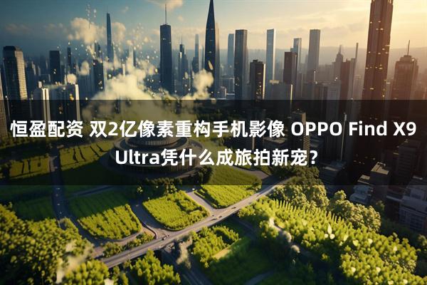 恒盈配资 双2亿像素重构手机影像 OPPO Find X9 Ultra凭什么成旅拍新宠？